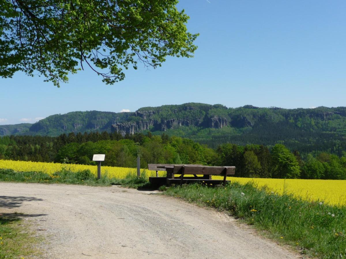 Guenstiges Doppelzimmer Saechsische Schweiz Mittelndorf ภายนอก รูปภาพ